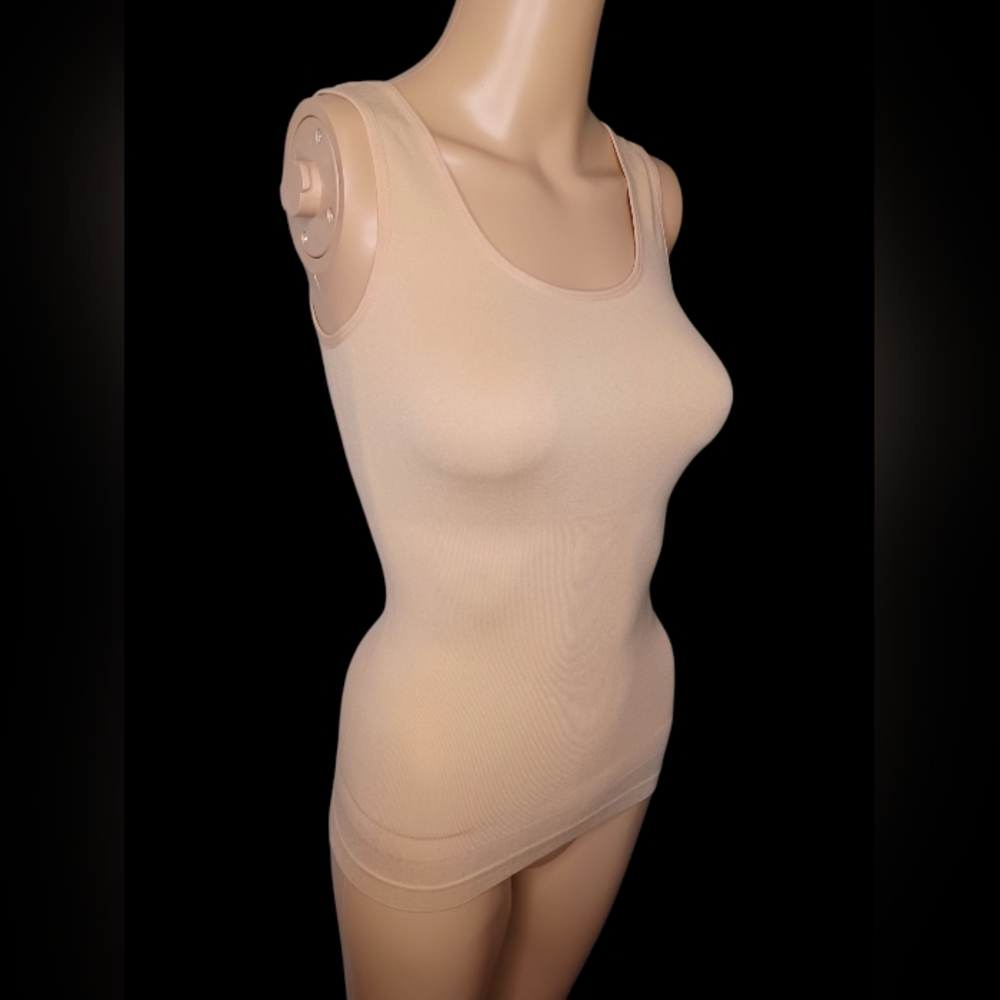 Marilyn Monroe Tan Body Shaper Seamless Tan Tank Top Size Small